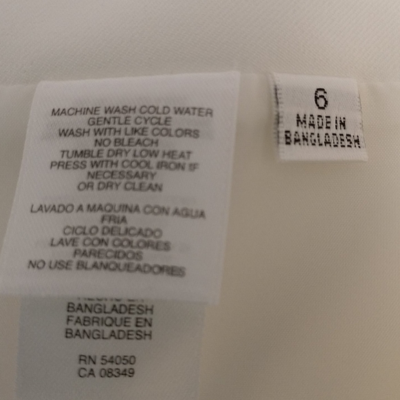 New Jones Studio Ivory Straight Skirt sz 6 - Picture 6 of 8